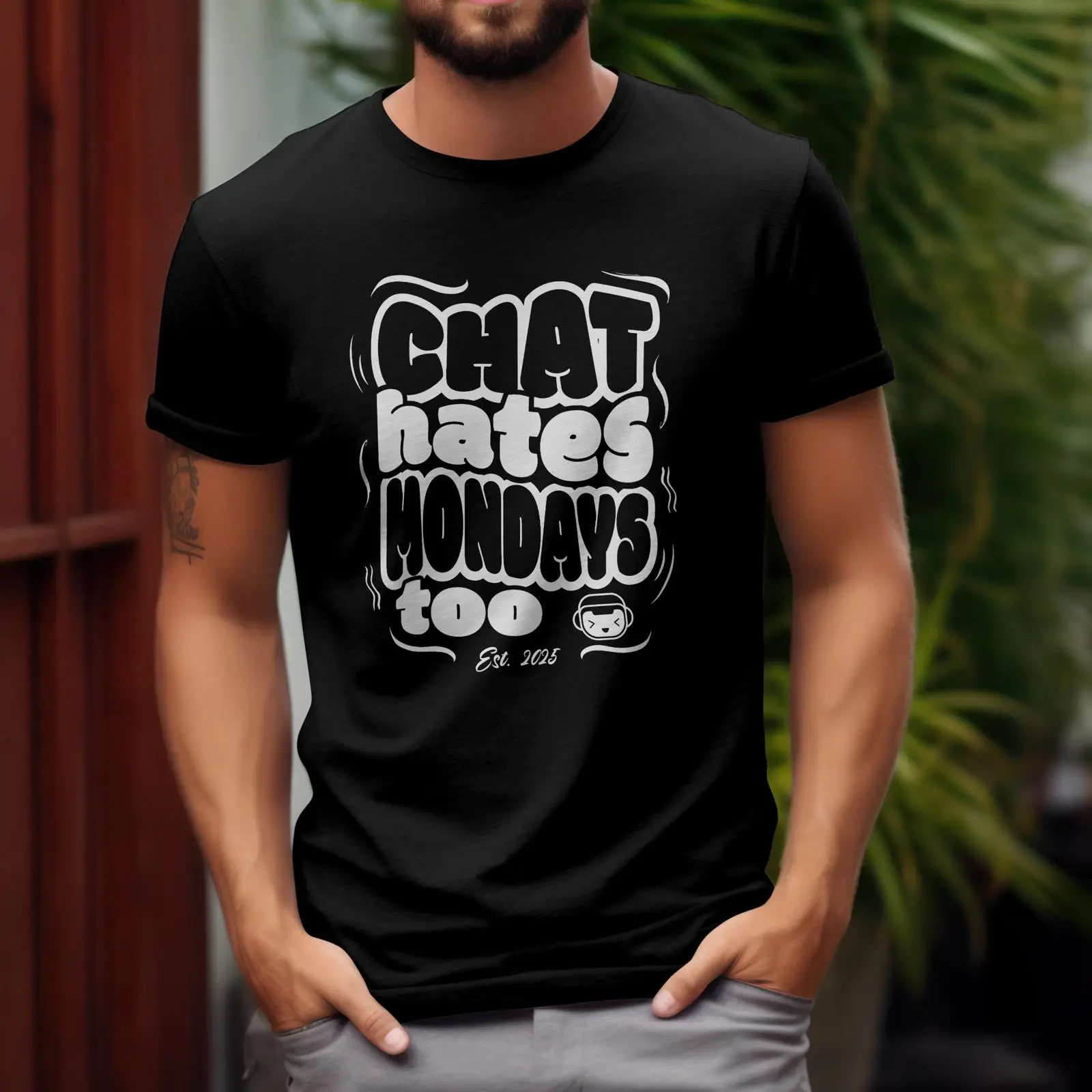 Vintage Fashion Influencer - Funny Geek Tech Chat AI T