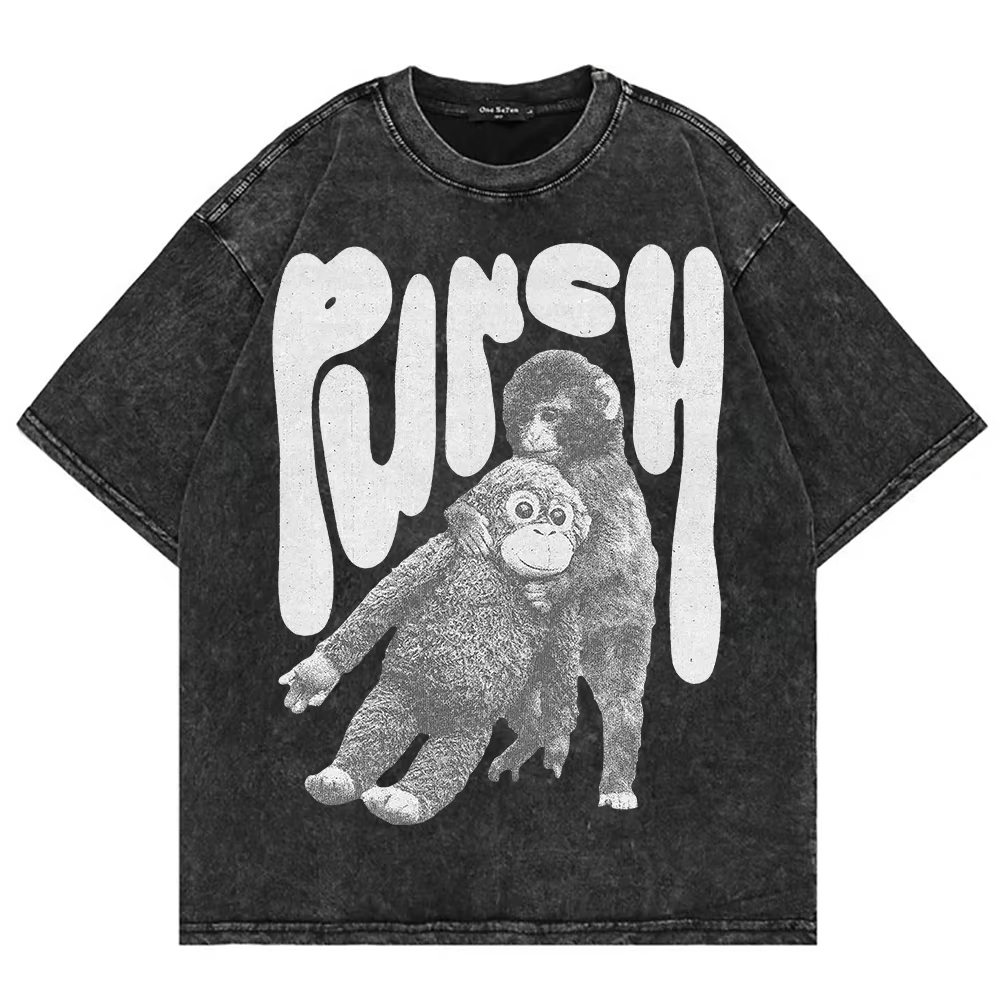 Vintage Fashion Toys - 100% Cotton Vintage Washed Monkey Punch
