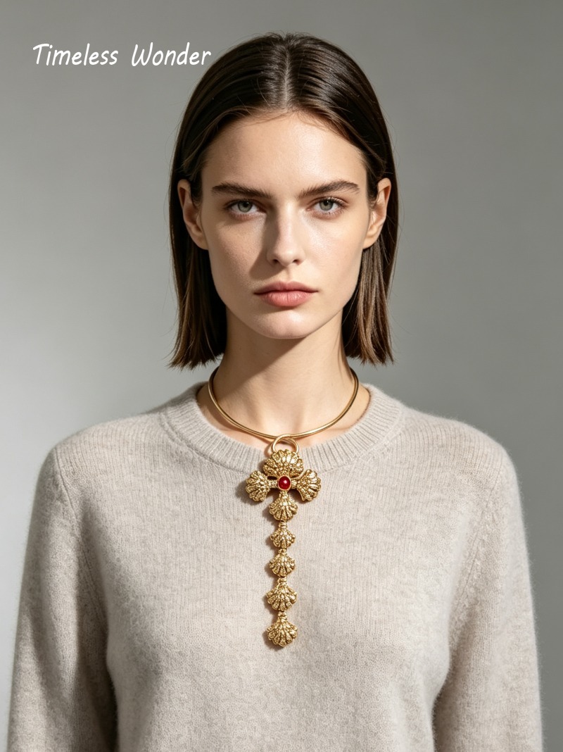 Vintage Fashion Runway - Timeless Wonder Retro Geo Glass Floral