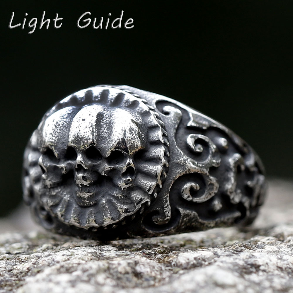 Vintage Fashion Wholesale - new Vintage Fashion Punk silvery Black