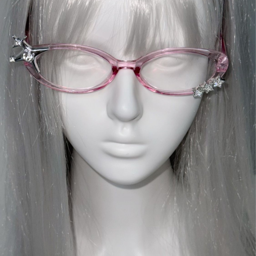 Y2K Star Rhinestone Cat Eye De - огляд і ціна Vintage Fashion Glasses