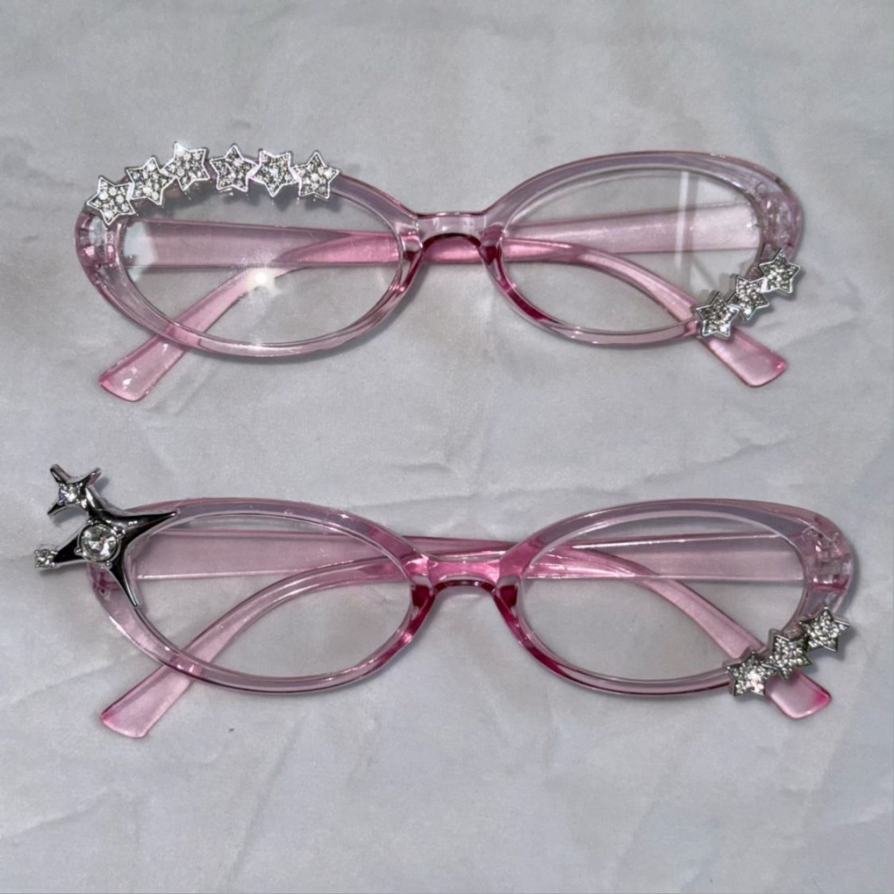 Y2K Star Rhinestone Cat Eye De - огляд і ціна Vintage Fashion Glasses