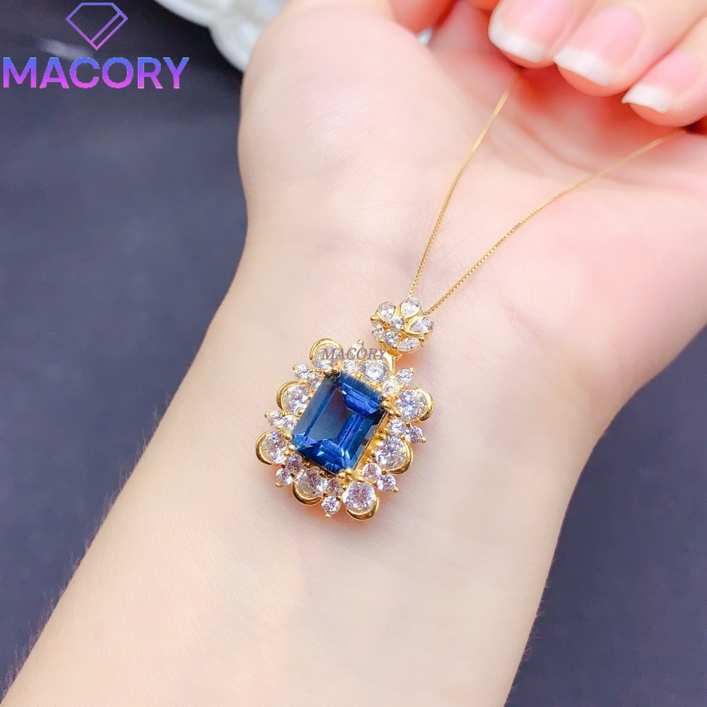 Natural London Blue Topaz Pend - огляд і ціна Vintage Fashion London