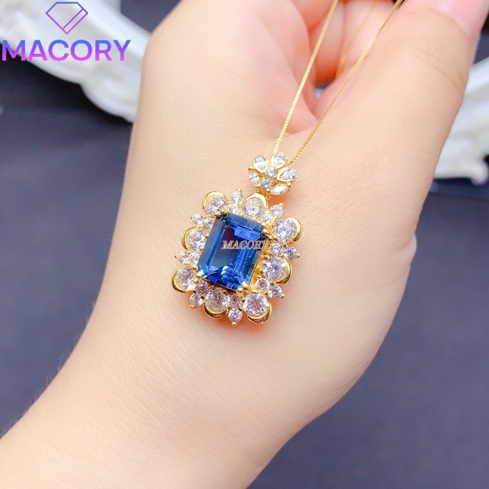 Natural London Blue Topaz Pend - огляд і ціна Vintage Fashion London