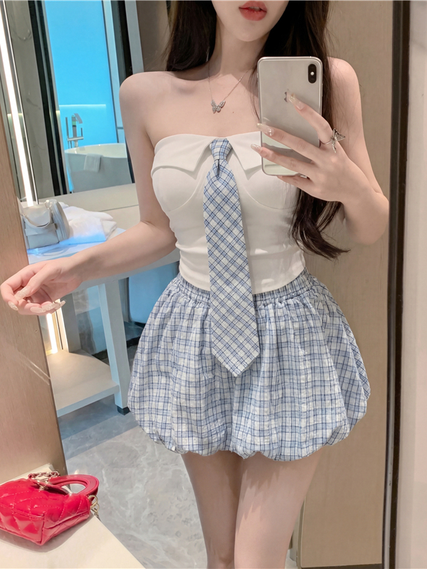 Spicy Girl Vintage Plaid Puffy - огляд і ціна Vintage Fashion Years