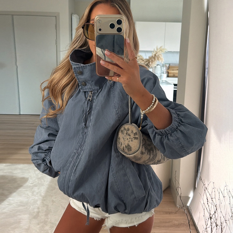 Vintage Casual Jacket High Col - огляд і ціна Vintage Fashion Retro Outfit