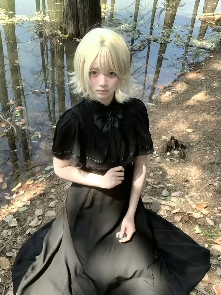 Gothic Harajuku Slim Lace Retr - огляд і ціна Vintage Fashion Retro Outfit