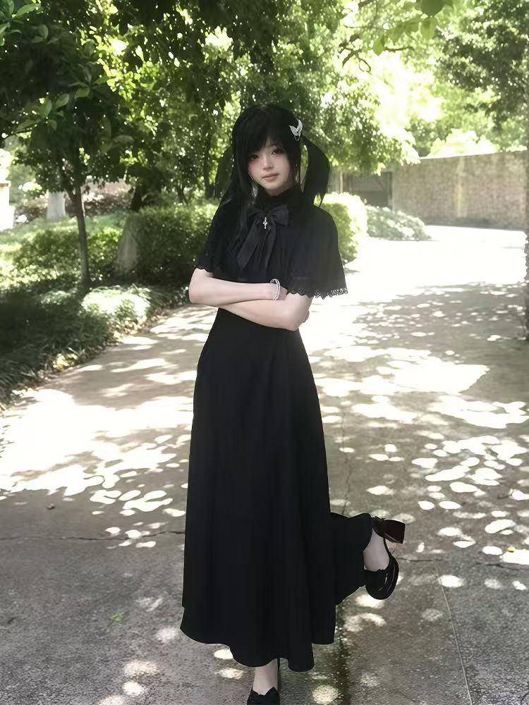 Gothic Harajuku Slim Lace Retr - огляд і ціна Vintage Fashion Retro Outfit