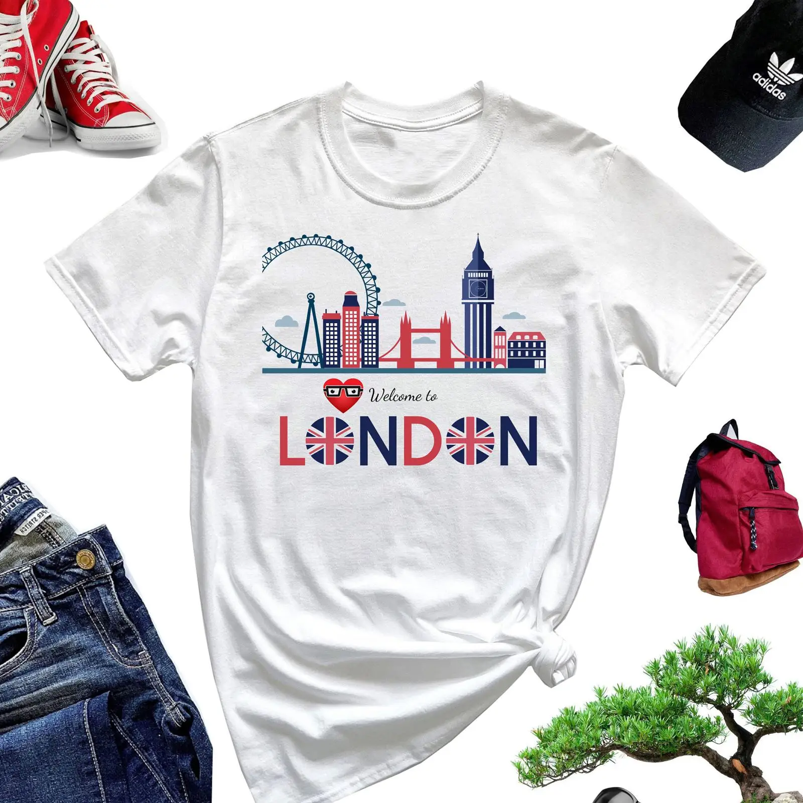 Welcome to London T Shirt Engl - огляд і ціна Vintage Fashion London