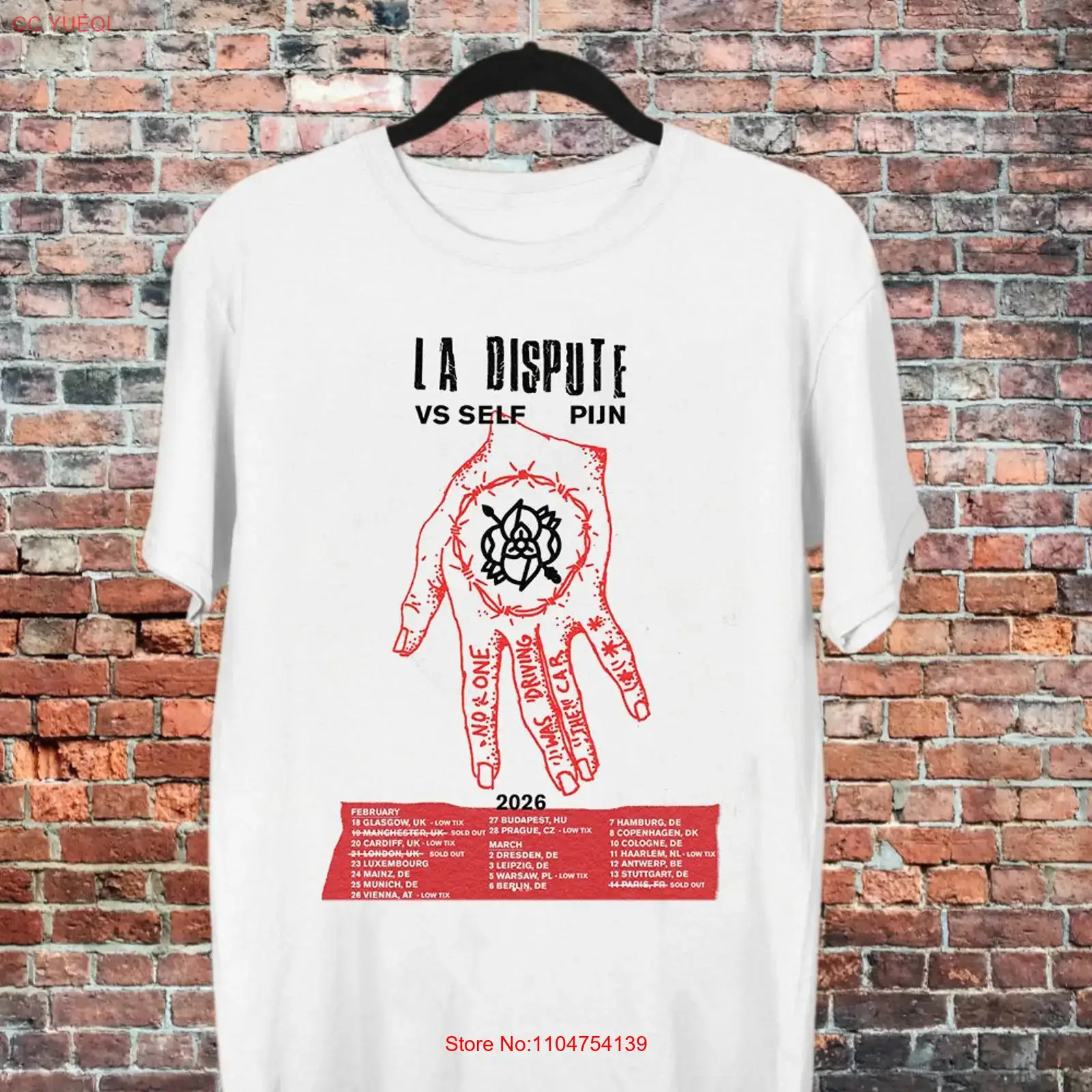 La Dispute Band Rock Tour VS S - огляд і ціна Vintage Fashion La