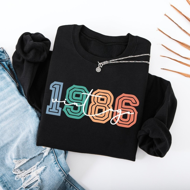 Vintage 1986 40th Birthday Win - огляд і ціна Vintage Fashion Retro Outfit