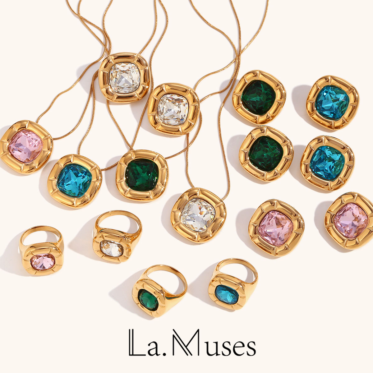 La. Muses Rounded Square Flowe - огляд і ціна Vintage Fashion La