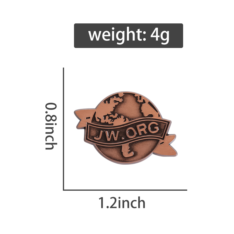 JW,ORG Earth Enamel Pins Custo - огляд і ціна Vintage Fashion Org