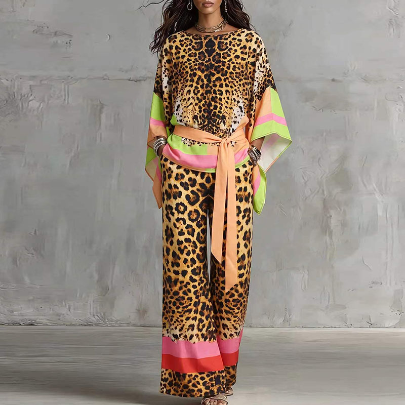 Retro Leopard Print Loose Summ - огляд і ціна Vintage Fashion Retro Outfit